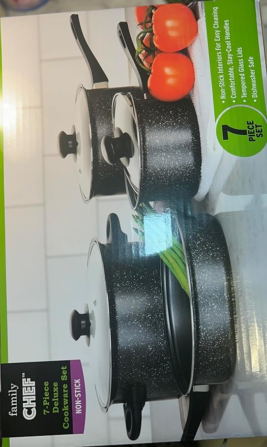 7-Piece deluxe cookware set