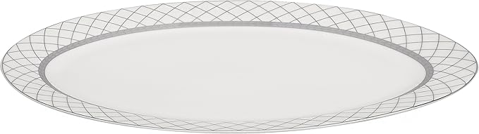 Lorren Home Trends 57-Piece Porcelain Dinnerware Set Verona Service for 8