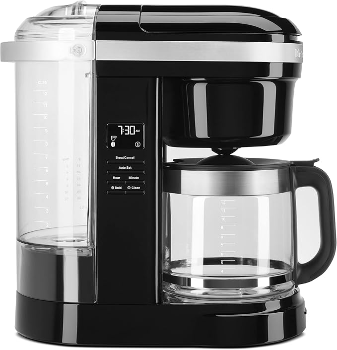 KitchenAid 12 Cup Coffee Maker + 2 Slice Toaster Silver