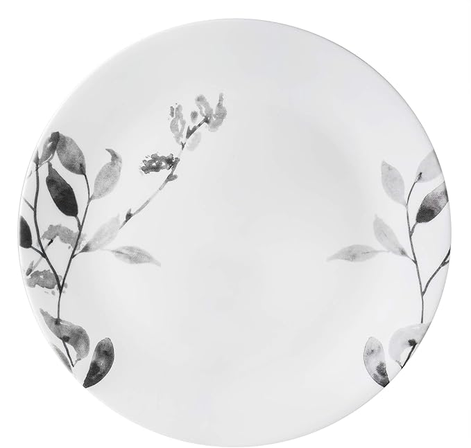 Corelle Boutique Misty Leaves 12-Piece Dinnerware Set Service for 4