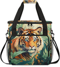 Forest Tiger Coffee Maker Carrying Bag Tiger Portable Travel Storage Tote Bag Compatible with K-Mini or K-Mini Plus Single Serve Coffee Brewer Carrying Case with Multiple Pockets &amp Shoulder Stra