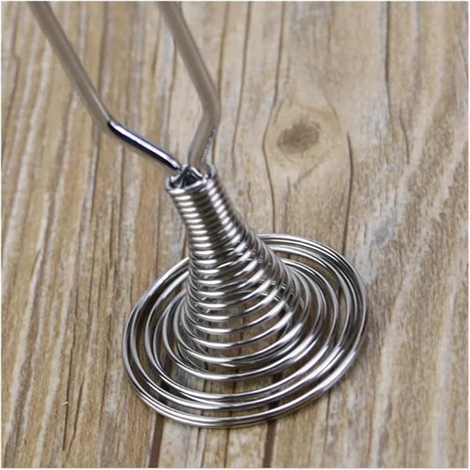 2pcs Kitchen Accessories Spiral Whisk Stirrer Mixer Egg Beater Blender Cooking Utensil Tool