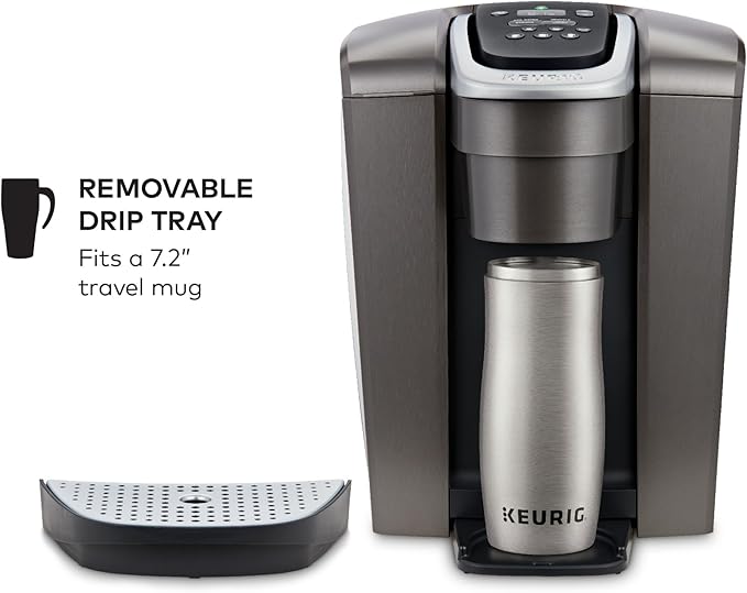 BLACK+DECKER 1000W Microwave &amp Keurig K-Elite 12oz Single-Serve Pod Coffee Maker