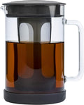 Primula Pace Cold Brew Iced Coffee Maker with Durable Glass Pitcher and Airtight Lid Dishwasher Safe Perfect 6 Cup Size 1.6 Qt Black