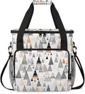 Aztec Tree Coffee Maker Carrying Bag Botanic Tree Travel Storage Bag Compatible with K-Mini or K-Mini Plus Single Serve Coffee Brewer Carrying Case with Multiple Pockets &amp Shoulder Strap