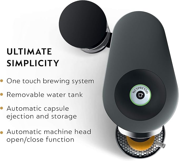 De'Longhi Nespresso Vertuo Plus Coffee and Espresso Maker by De'Longhi Titan