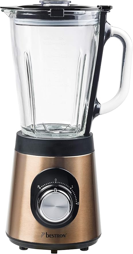 Bestron Mixeur sur Pied Copper Collection 500 Watt 15 Litre Cuivre