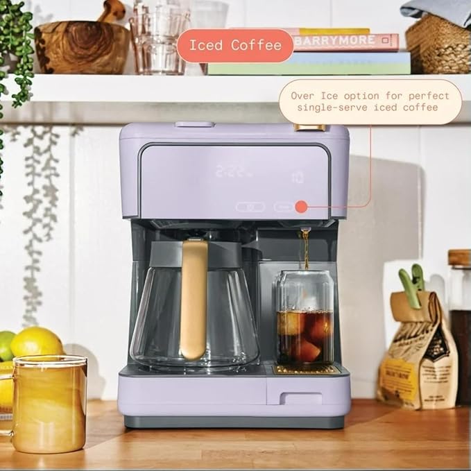 Programmable 12-Cup &amp Single-Serve Multi-Brew Coffee Maker Digital Controls Large Capacity Easy to Use