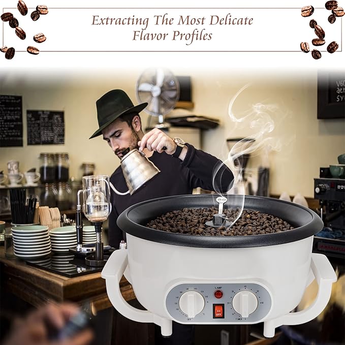 Upgraded Coffee Roaster Machine with Timer Coffee Roasters for Home Use 110V Coffee Bean Roaster Machine for Beginner
