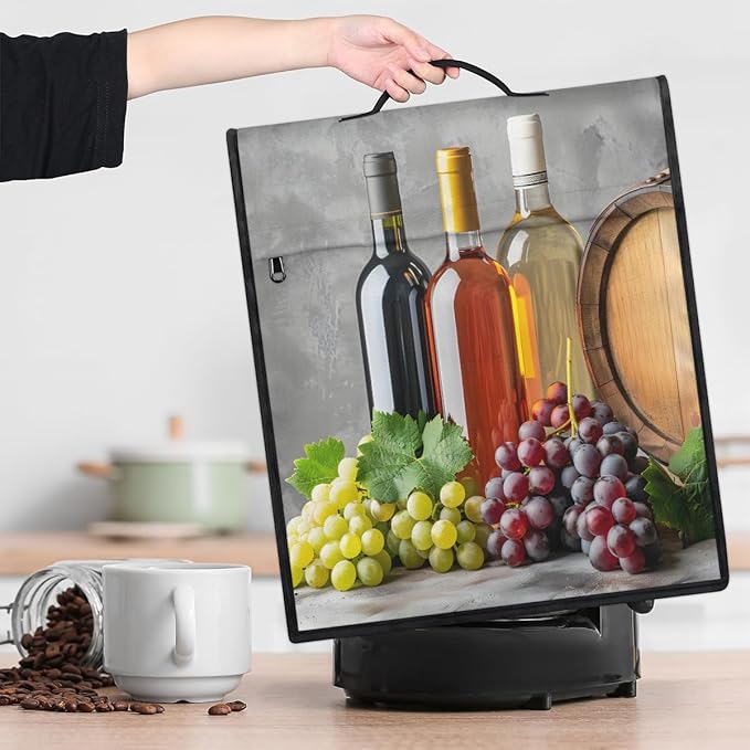 cfpolar Kitchen Aid Mixer Cover Compatible with 6-8 Quarts Grape Wine Fruit Stand Mixer Cover Kitchen Aid Mixers Accessories Appliance Organizer Bag Dust Covers with Zipper Pocket
