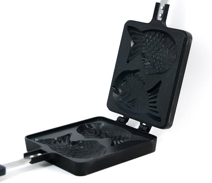 COOKKING - Taiyaki Japanese Fish-shaped Pancake Double Pan Made in Korea