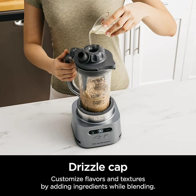 Ninja SS150 TWISTi Blender DUO High-Speed 1500 WP Smoothie Maker &amp Nutrient Extractor* 3 Functions Smoothie Frozen Drinks &amp Bowls smartTORQUE 34-oz. Pitcher &amp 18-oz. To-Go Cup Cloud S