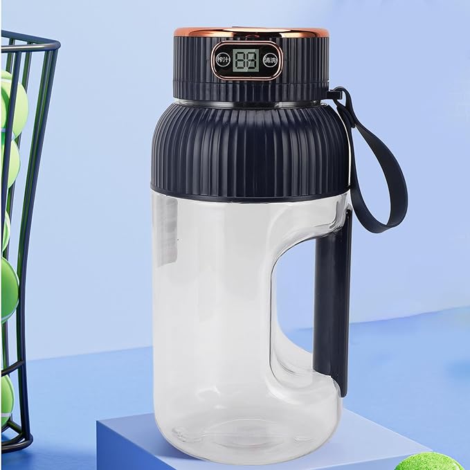 Portable Juicer Cup 150W 1200ml Mini Travel Blender with Detachable Design and Overload Prevention for Gym Home Office Sports Use (Blue)