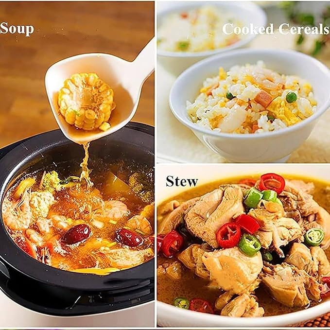 Automatic Cooking Machine 2000W 6L - One-Click Smart Start - 360° Automatic Rotation - Three Speed Adjustable