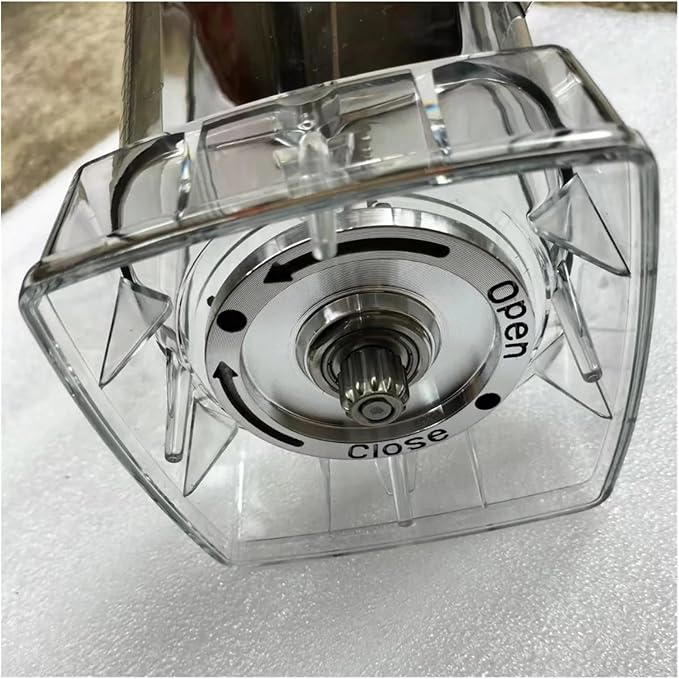 2L Square Container Jar Jug Pitcher Cup Bottom With Serrated Smoothies Blades LidCompatible For Biolomix G5200 T5300 Parts