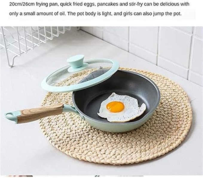 Pot SetNon-Stick Cookware SetKitchen Utensil SetHome Kitchen Wok Frying Pan Combination3-Piece