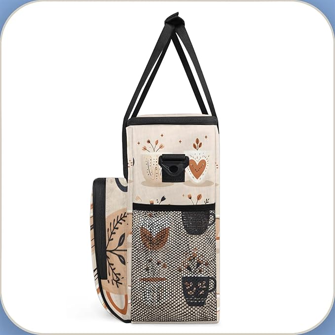 Travel Coffee Maker Carrying Bag Compatible with Keurig K-Mini or K-Mini Plus Single Serve Coffee Maker Portable Storage Bag with Shoulder Strap(Bag Only)