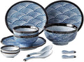 Dinnerware Set 12 Piece Dishes Set Plates and Bowls Set for 2 Kitchen Porcelain Dinnerware Sets Ceramics Dinner Set Tableware Set Dishwasher and Microwave Safe