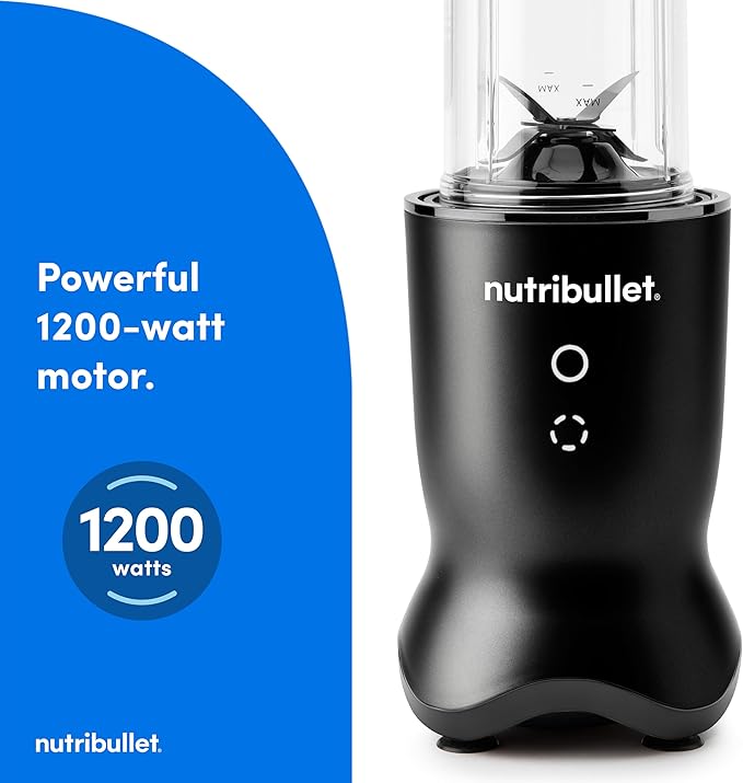 nutribullet Ultra Personal Blender NB50500AK 32 oz Satin Black (Renewed)