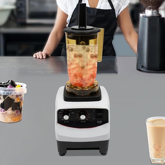 Tea Brewing Machine Smoothie maker Professional Countertop Blender Shaker Machine Cream Milk Food Mixe with 4 Cups1800W