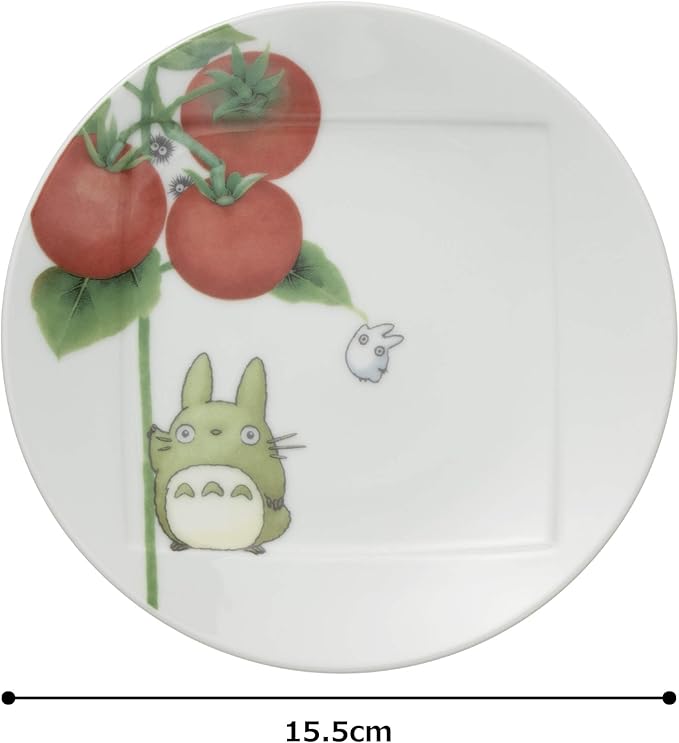Noritake 1704-2L/VT9931A Medium Plate Tomatoes Diameter: Approx. 6.1 inches (15.5 cm) Height: Approx. 0.8 inches (2 cm) Microwave Safe Dishwasher Safe
