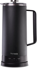 Nextmug Press - Temperature-Controlled Self-Heating French Press (Black - 40 oz.)
