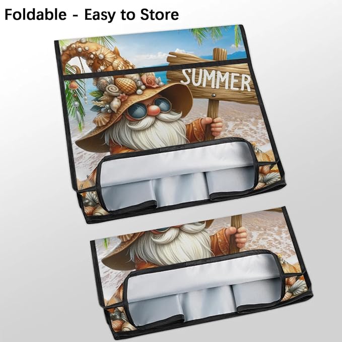 cfpolar Kitchen Aid Mixer Cover Compatible with 6-8 Quarts Summer Gnome Ocean Stand Mixer Cover Kitchen Aid Mixers Accessories Appliance Organizer Bag Dust Covers with Zipper Pocket