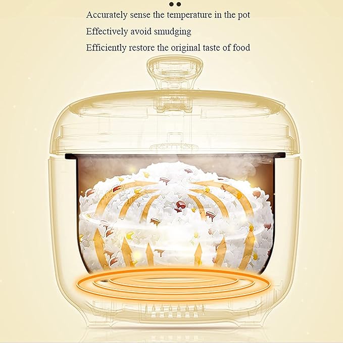 Household Electric Rice Cooker 24H Reservation Rice Cooker 5-Layer Gathering Energy Lock Heat Non-Stick Inner For Family Dormitory For 1-3 People