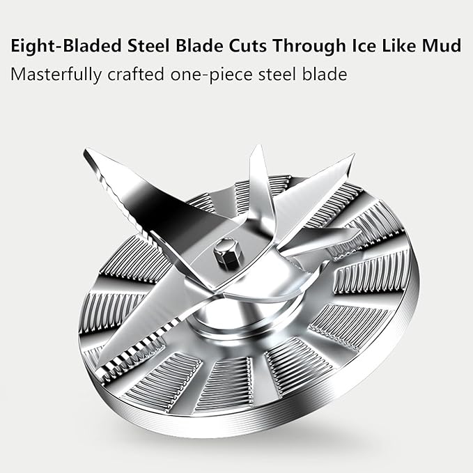 Professional Blender Licuadora High Speed Blender Stainless Steel Blades Easy Cleaning for Smoothies Sauces Shakes Salsa Hot Blends
