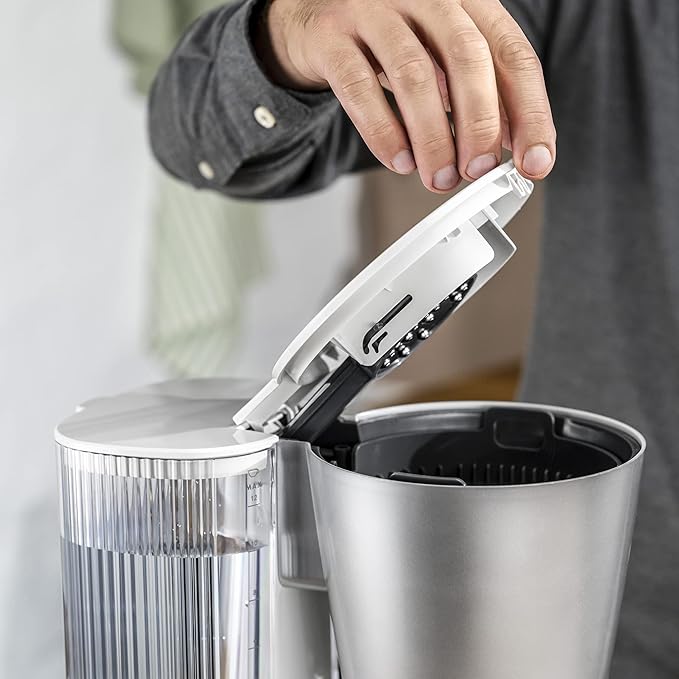 ZWILLING Enfinigy Glass Drip Coffee Maker 12 Cup Awarded the SCA Golden Cup Standard Silver