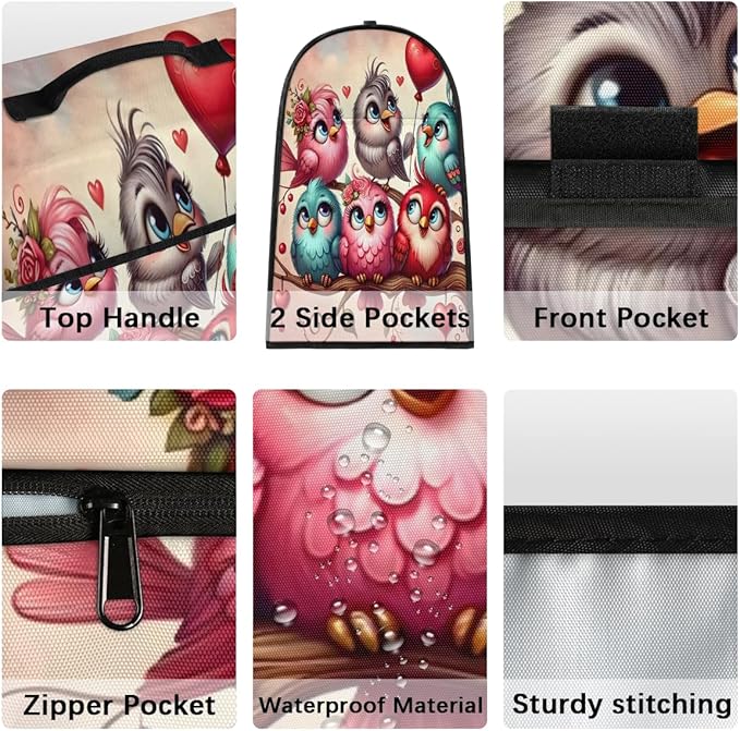 cfpolar Kitchen Aid Mixer Cover Compatible with 6-8 Quarts Animals Cute Owl Stand Mixer Cover Kitchen Aid Mixers Accessories Appliance Organizer Bag Dust Covers with Zipper Pocket