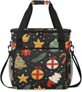 Christmas Festivals Coffee Maker Carrying Bag Gothic Tree Travel Storage Bag Compatible with K-Mini or K-Mini Plus Single Serve Coffee Brewer Carrying Case with Multiple Pockets &amp Shoulder Strap