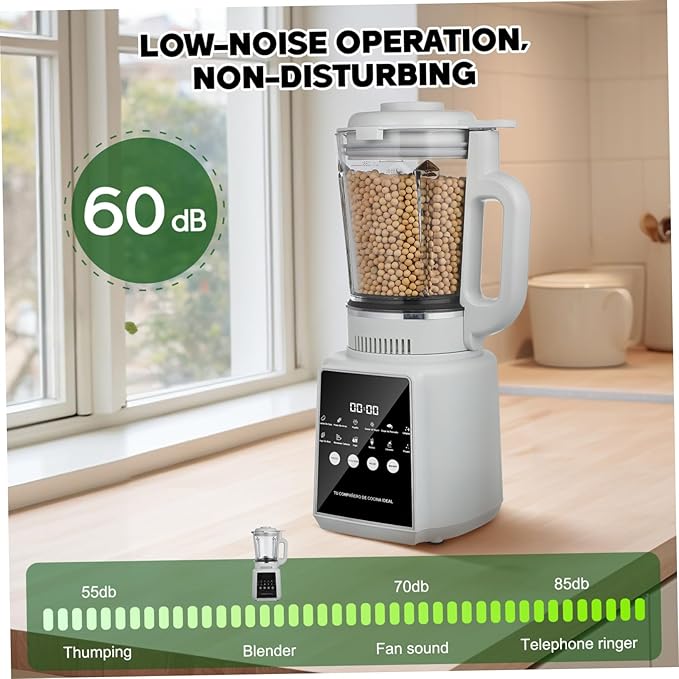 LIFKOME High Speed Blender Wall Breaking Machine Ninja Blenders Combo Large Capacity