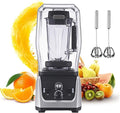 Smoothie Maker | 2.5l/5l Countertop Blenders With 5mm Silent Insulation Cap | Blender Smoothie Maker For 2-5 People | 7 Speed | Speed Control | Built-in Cutting Head With 6 Blades5L