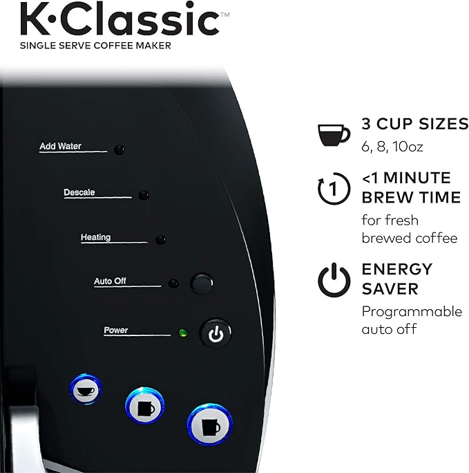 Keurig K-Classic Coffee Maker with AmazonFresh 60 Ct. Coffee Variety Pack 3 Flavors