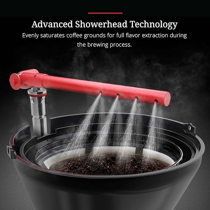 8 Cup Programmable Glass Coffee Maker – Stainless Steel &amp Black Auto Brew Timer Digital Display Home Coffee Machine