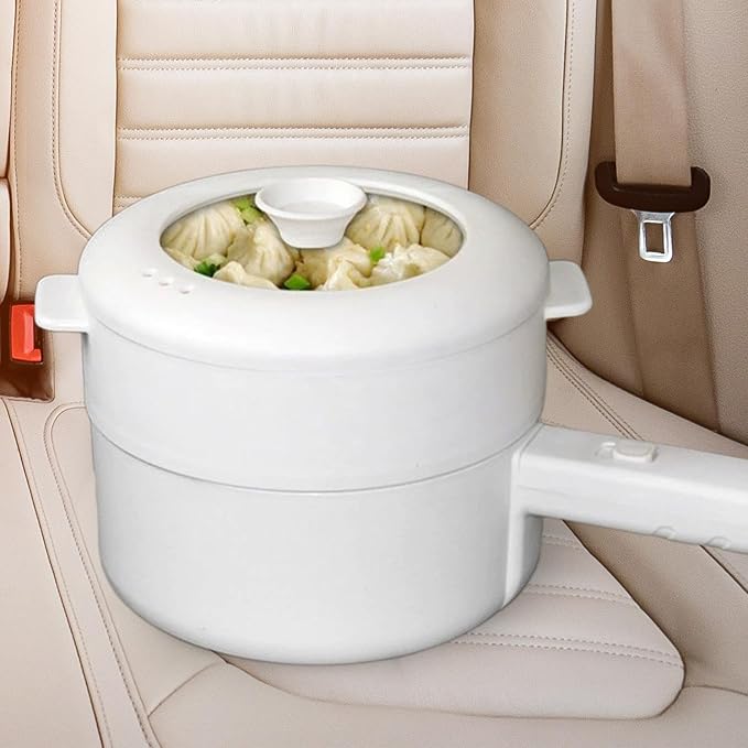 Small Rice Cooker - Rice Cooker with Steamer Basket Electric Ramen Cooker and Wok Combo for Easy Meals 230W Digital Display Stock Pot with Steamer Basket(230w Mechanical)
