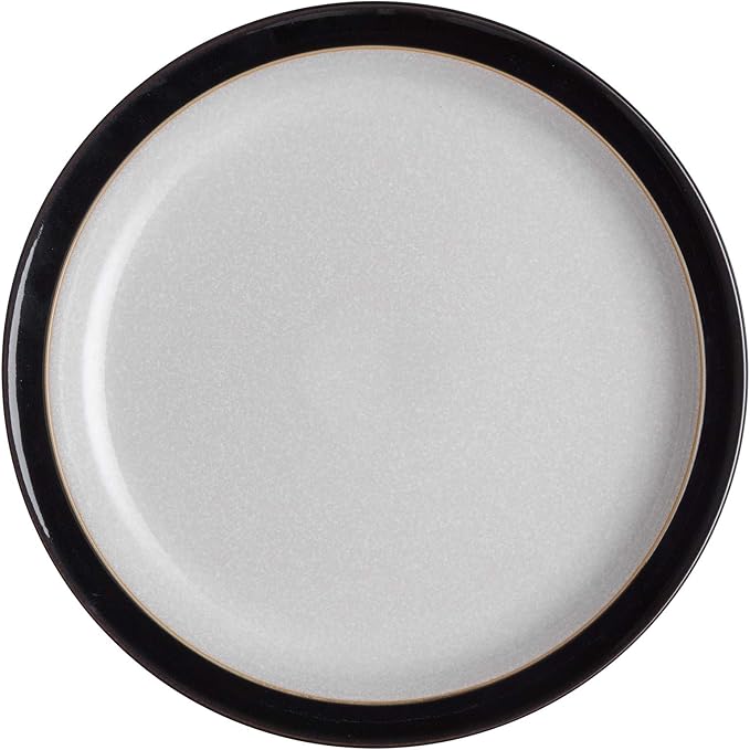 Denby Plate Stoneware Black