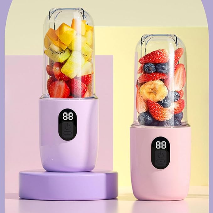 500ml Portable Shakes Maker USB Rechargeable Juicer Blenders Juicing Cup with Powerful Motor for Home and Gym Use Blenders