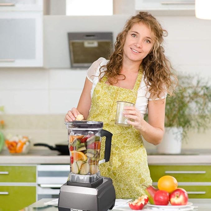 Blender Professional Countertop Blender 1800W High Speed Smoothie Blender for Shakes and Smoothies commercial blender with Timer 68OZ BPA-Free Tritan Jar Smoothie Maker BATEERUN 8 Blades