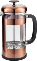 Judge JA112 Glass Cafetiere 8 Cup Coffee Maker (1L) Removable Base Scratch-Resistant Dishwasher Safe - 25 Year Guarantee