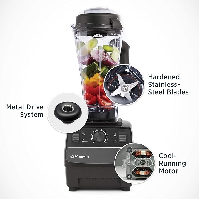 Vitamix Standard Blender Professional-Grade 64oz. Container Platinum (Renewed)