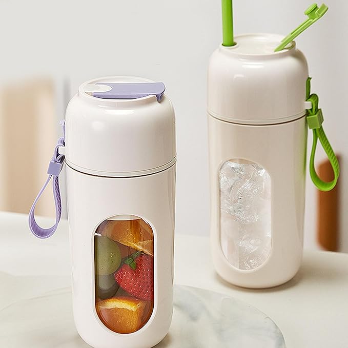 Portable Blender USB Rechargeable Size Individual Blende for Juice Smoothies High Speed Blender with 12 Steel Blades - Protein Shake Blender for Home Sports Outdoors