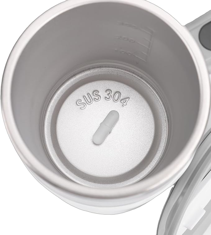 Fabater Self Stirring Coffee Mug 300ml Rechargeable Auto Magnetic High Speed Blending LED Temperature Display Travel Coffee Mug Automatic Stirrer with Stir Bar for Milk Cocoa