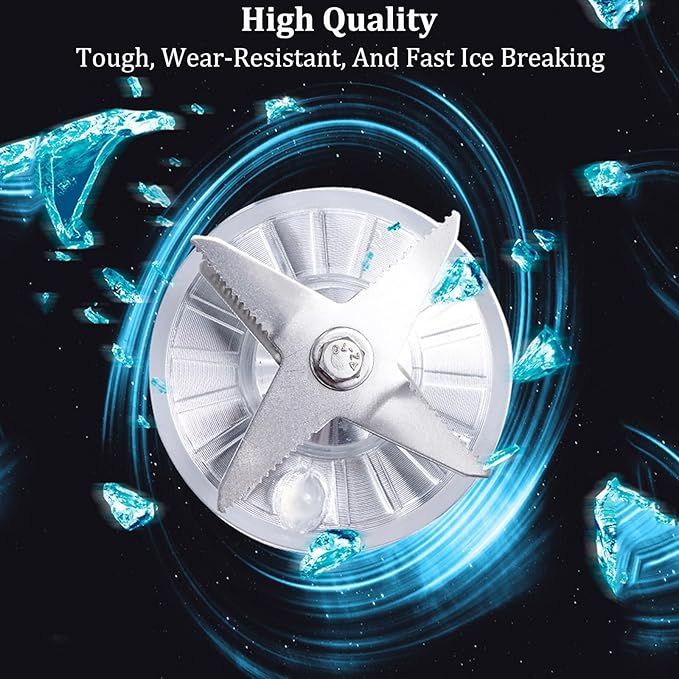 800 W Home and Commercial BlenderProfessional High Speed Countertop BlenderBlender for KitchenLarge CapacityVersatilefor Kitchens Beverage Shops
