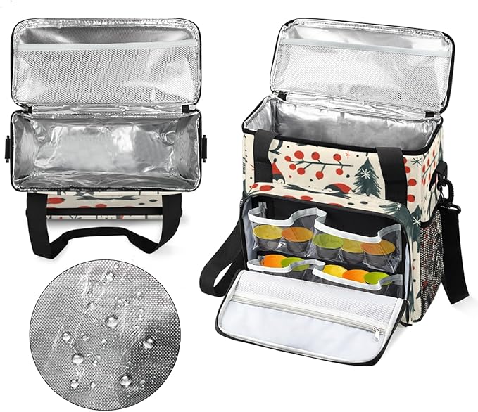 Cartoon Tree Coffee Maker Carrying Bag Gothic Tree Travel Storage Bag Compatible with K-Mini or K-Mini Plus Single Serve Coffee Brewer Carrying Case with Multiple Pockets &amp Shoulder Strap
