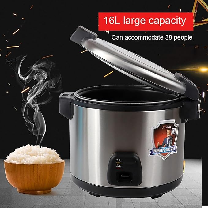 Rice Cooker16L Large CapacityWarmer with Nonstick Inner PotOne-Touch Operationfor Large Household