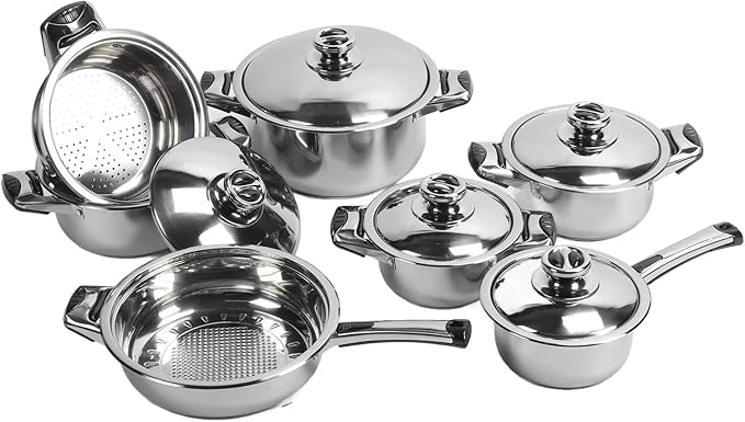 Stainless Steel Cookware Set Cooking Kit for Household