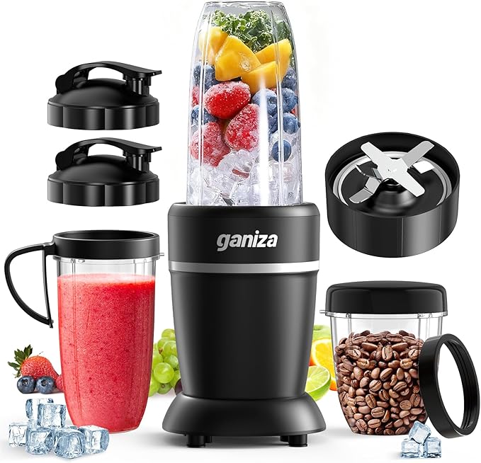 Ganiza GB08 Smoothie Blender and 8 in 1 Hand Blneder