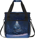 Fantastic Christmas Tree Coffee Maker Carrying Bag Travel Storage Bag Compatible with K-Mini or K-Mini Plus Single Serve Coffee Brewer Carrying Case with Multiple Pockets &amp Shoulder Strap